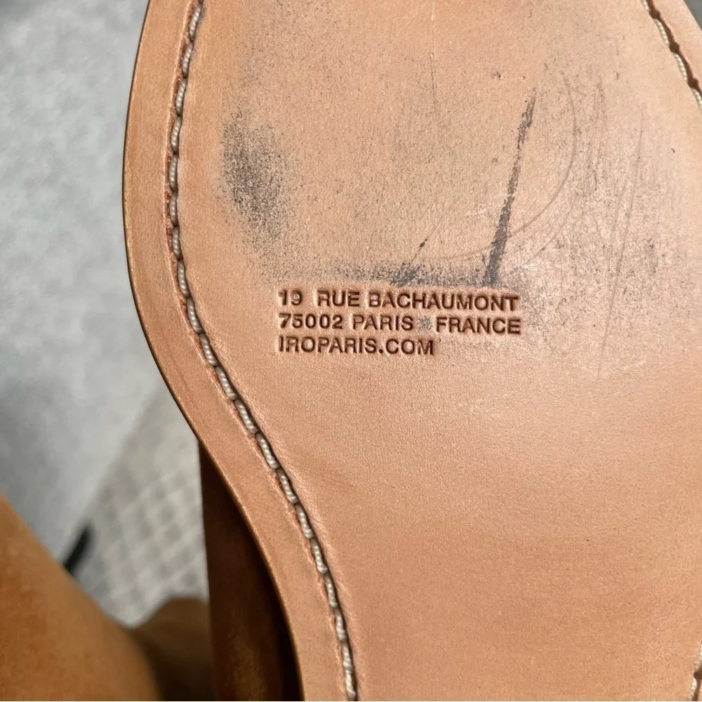 IRO Men’s Chelsea Boots in Camel Size 42 EUR Like New - Picture 11 of 15